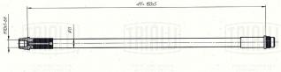 Шланг тормозной задний для автомобилей Лада Vesta (15-) - BF 0104 - 2