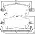 Колодки тормозные дисковые передние для автомобилей Haval Jolion (20-) 2WD - PF 2204 - 1