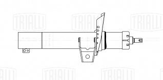 Амортизатор (стойка) передний для автомобиля Audi Q3 (11-) - AG 18068 - 
